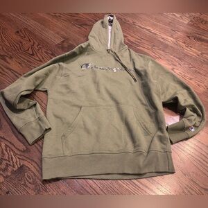 Champion Men's Olive Hoodie